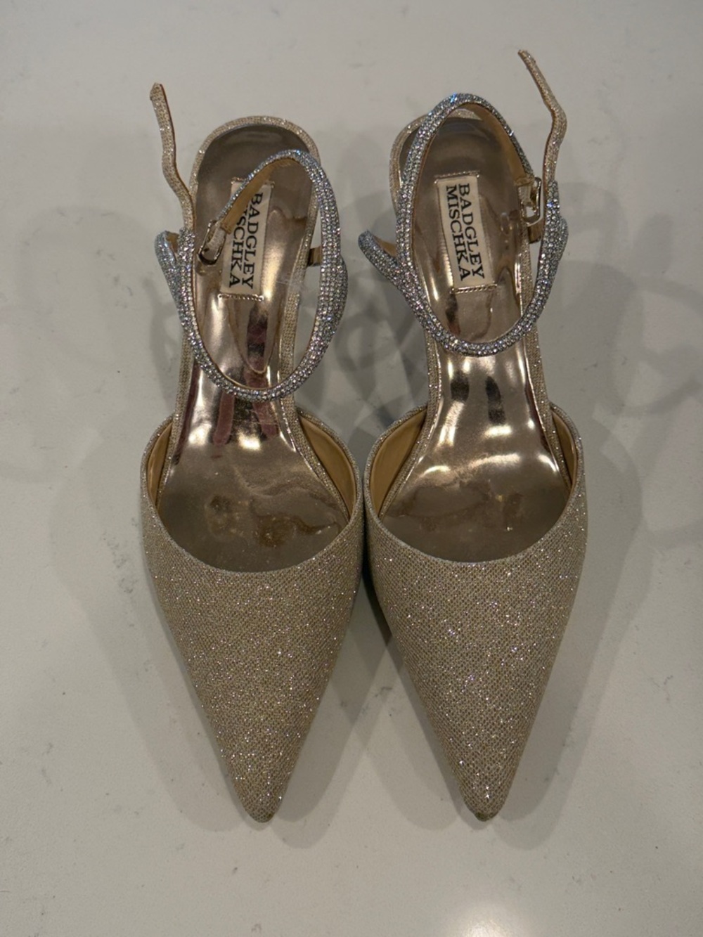 Used Badgley Mischka heels women’s size 8 - Picture 2 of 5